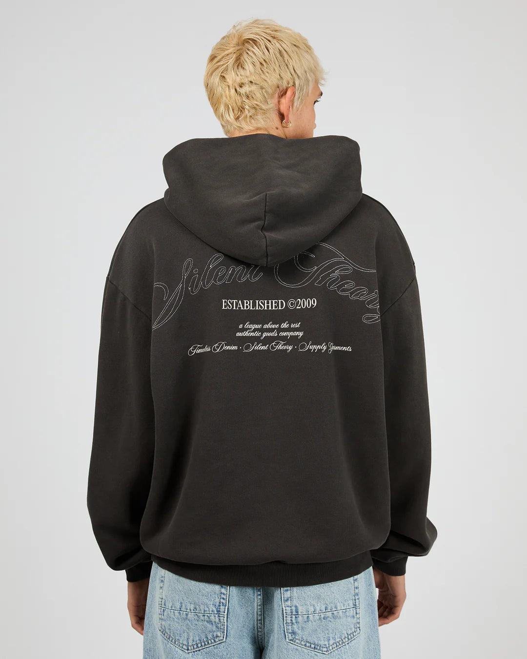 Silent Theory Stride Hoodie - Charcoal