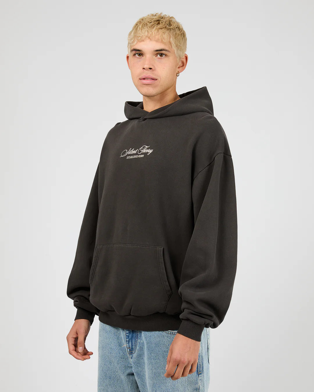 Silent Theory Stride Hoodie - Charcoal