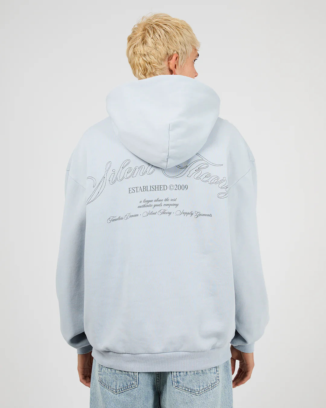 Silent Theory Stride Hoodie - Sky
