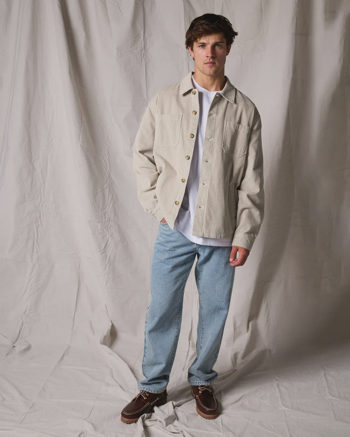 Silent Theory Jameson Cord Shirt - Bone