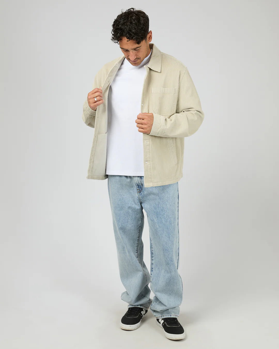 Silent Theory Jameson Cord Shirt - Bone