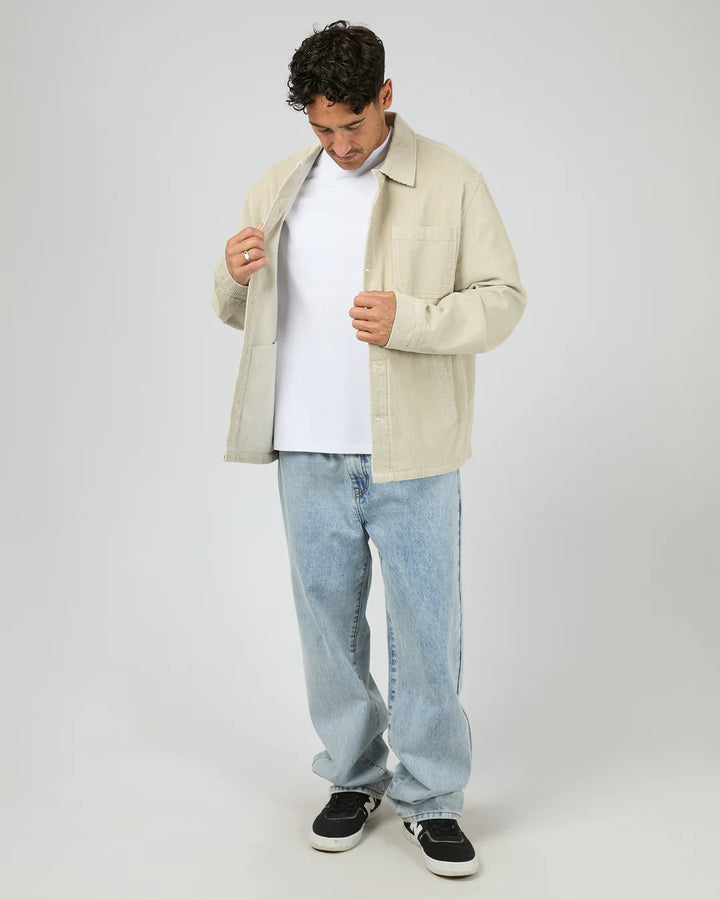 Silent Theory Jameson Cord Shirt - Bone