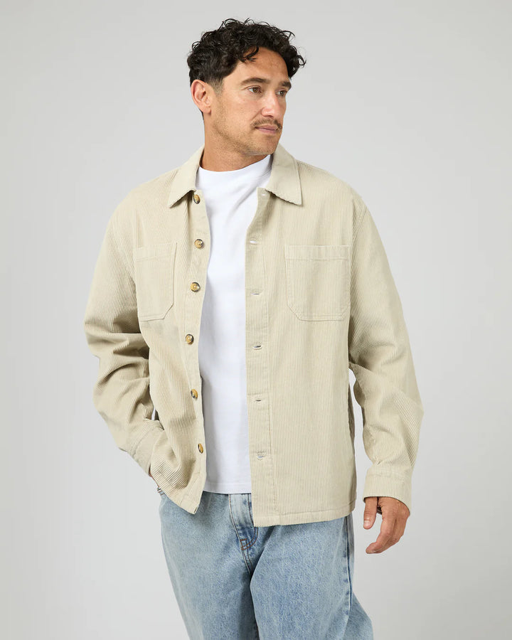 Silent Theory Jameson Cord Shirt - Bone