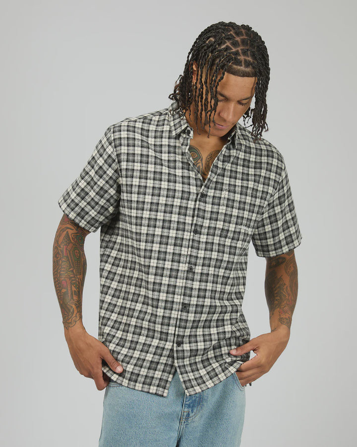Silent Theory Grove SS Shirt - Charcoal