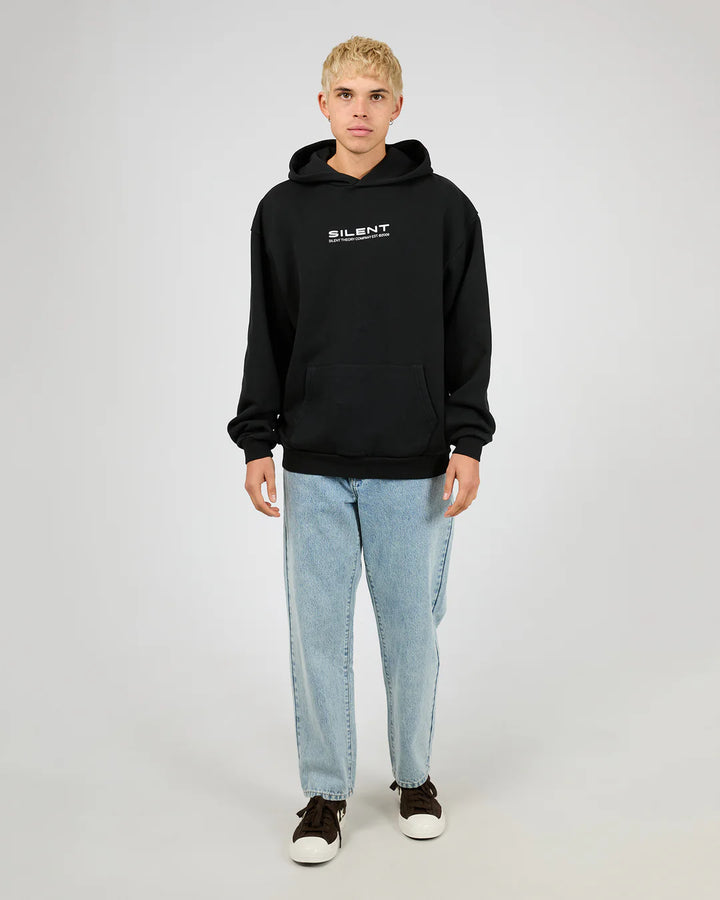Silent Theory Weld Hoodie - Washed Black