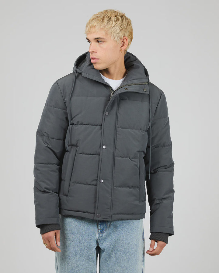 Silent Theory Movement Puffer Jacket - Charcoal