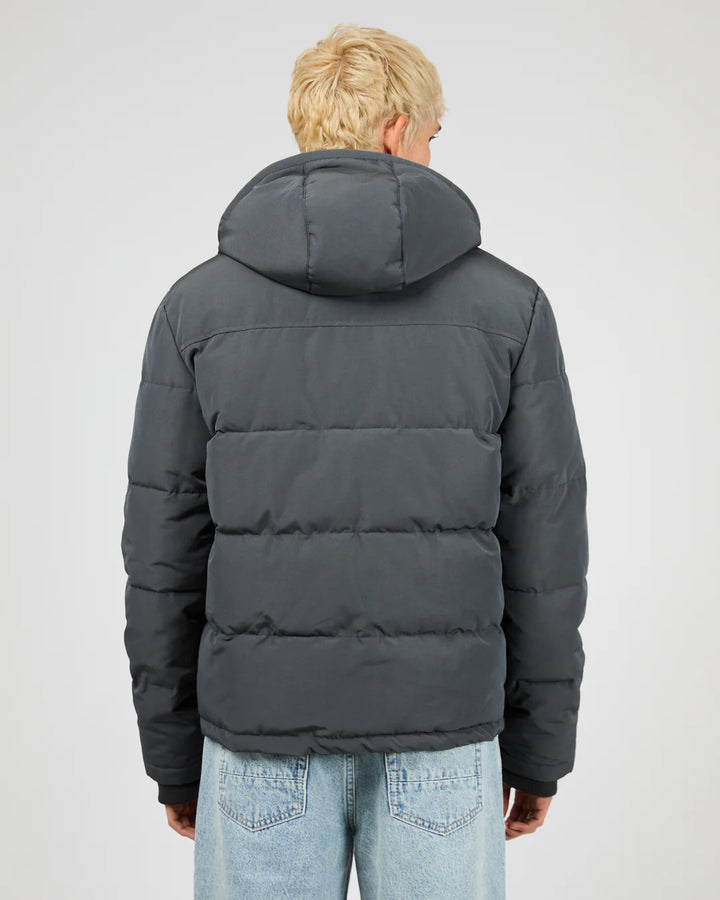 Silent Theory Movement Puffer Jacket - Charcoal