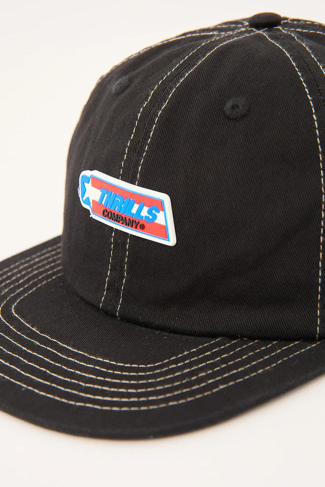 Thrills Star Power 6 Panel Cap - Black