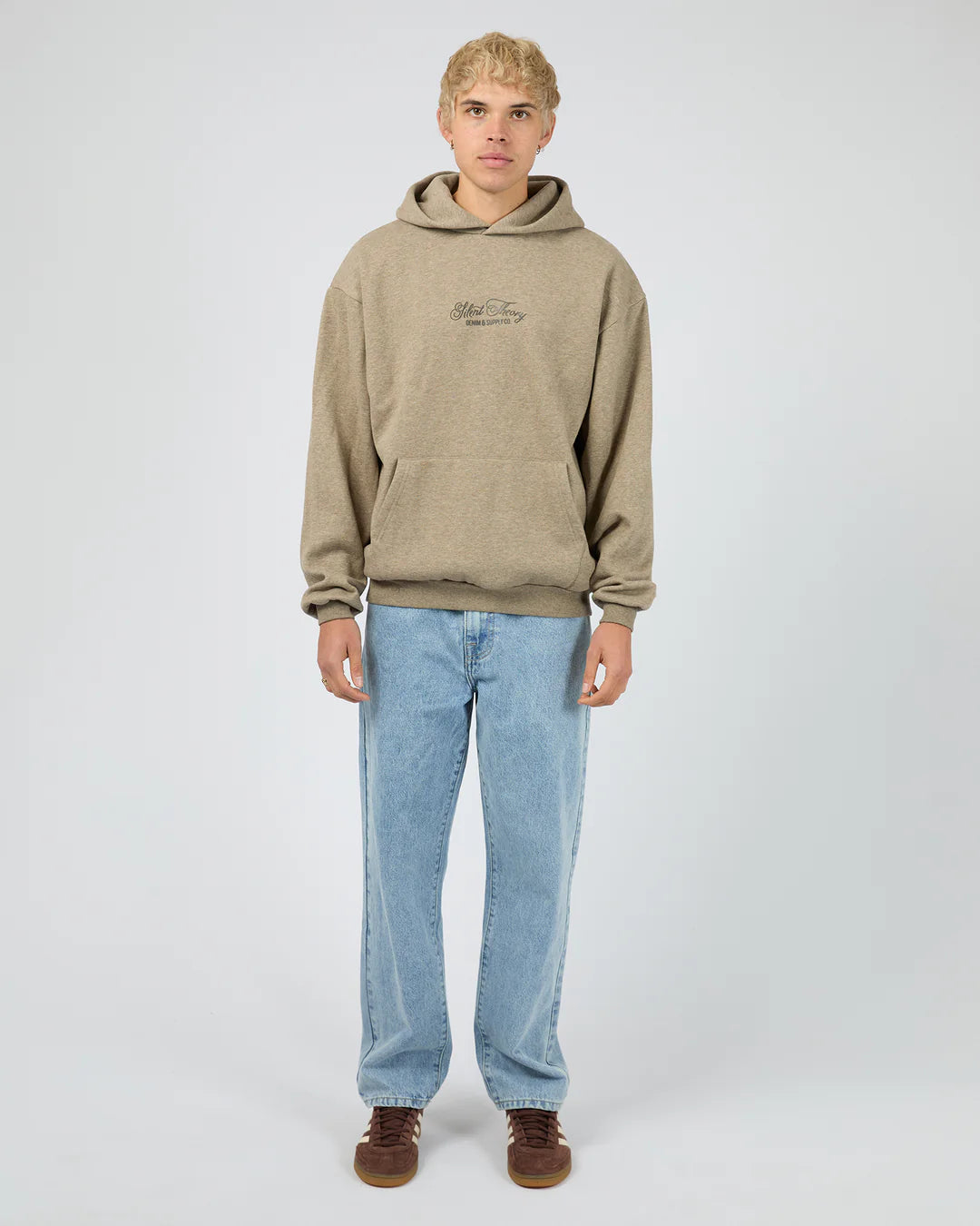 Silent Theory Rider Hoodie - Brown Marle