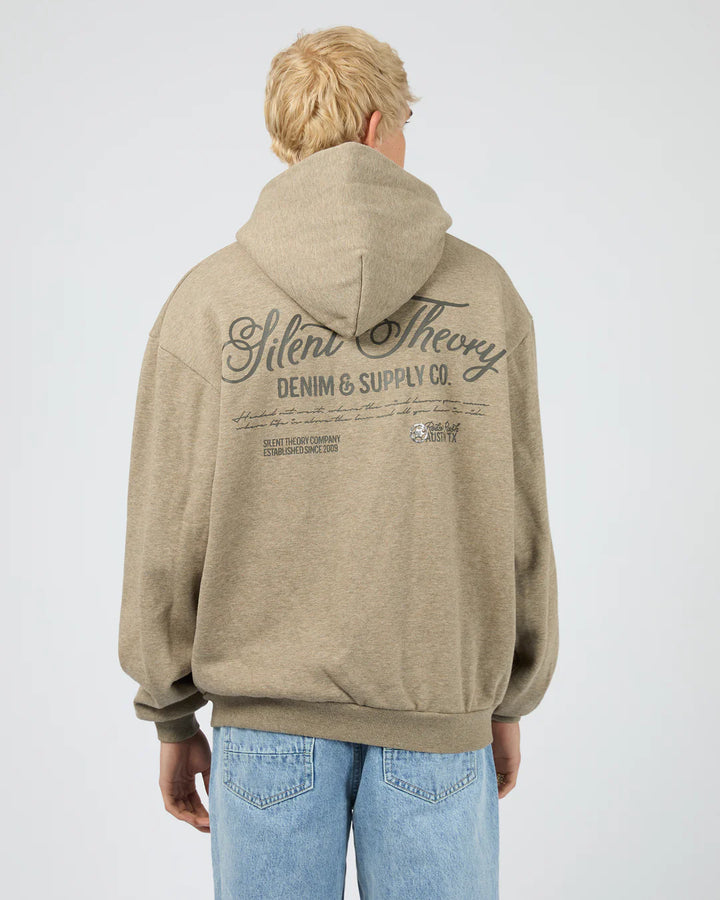 Silent Theory Rider Hoodie - Brown Marle