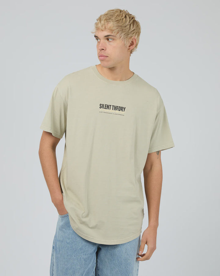 Silent Theory League Scoop Tee - Herb