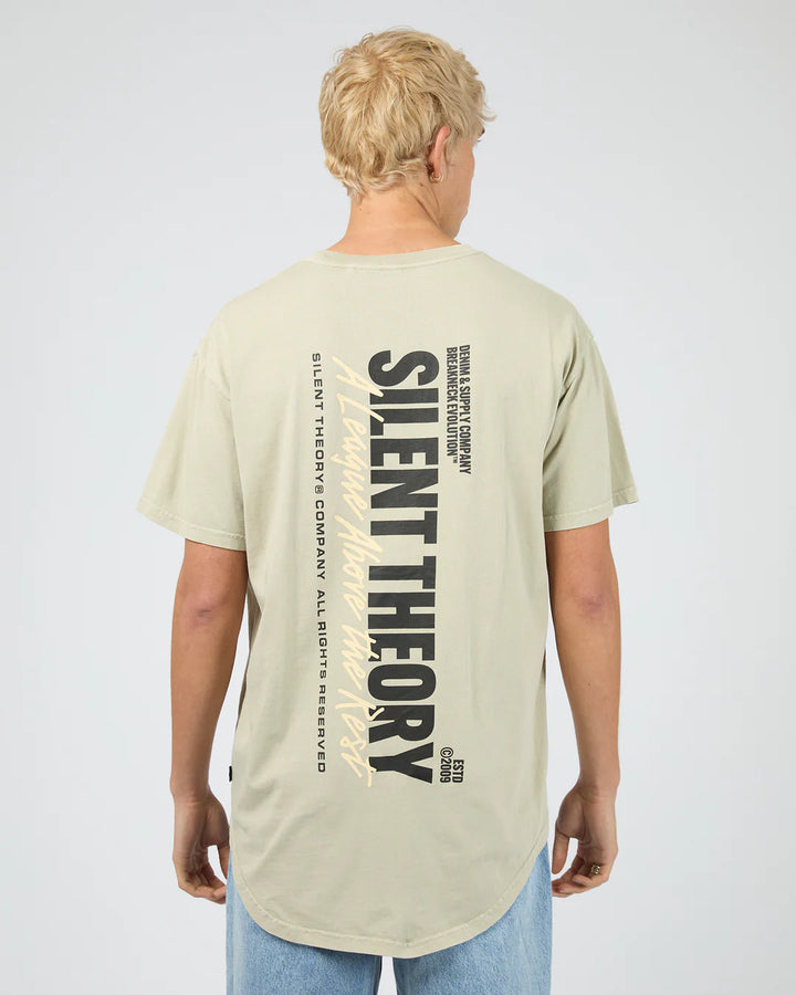 Silent Theory League Scoop Tee - Herb