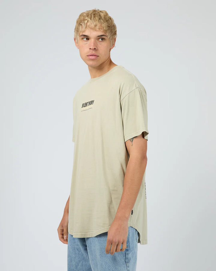 Silent Theory League Scoop Tee - Herb