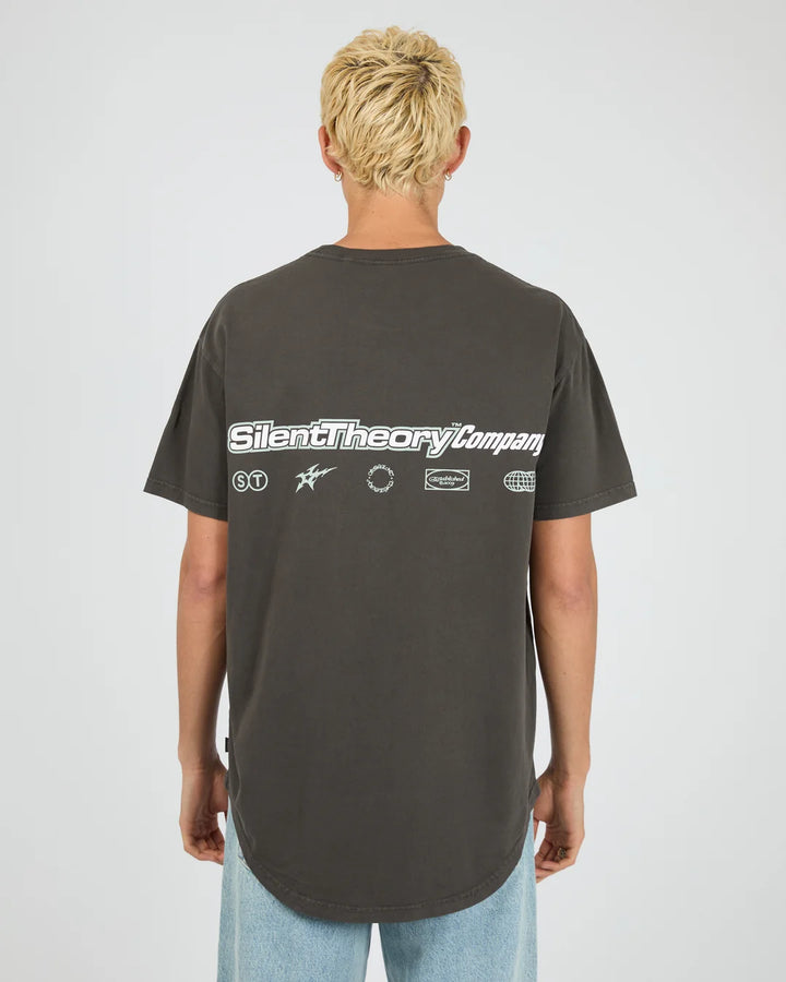 Silent Theory Raider Scoop Tee - Coal