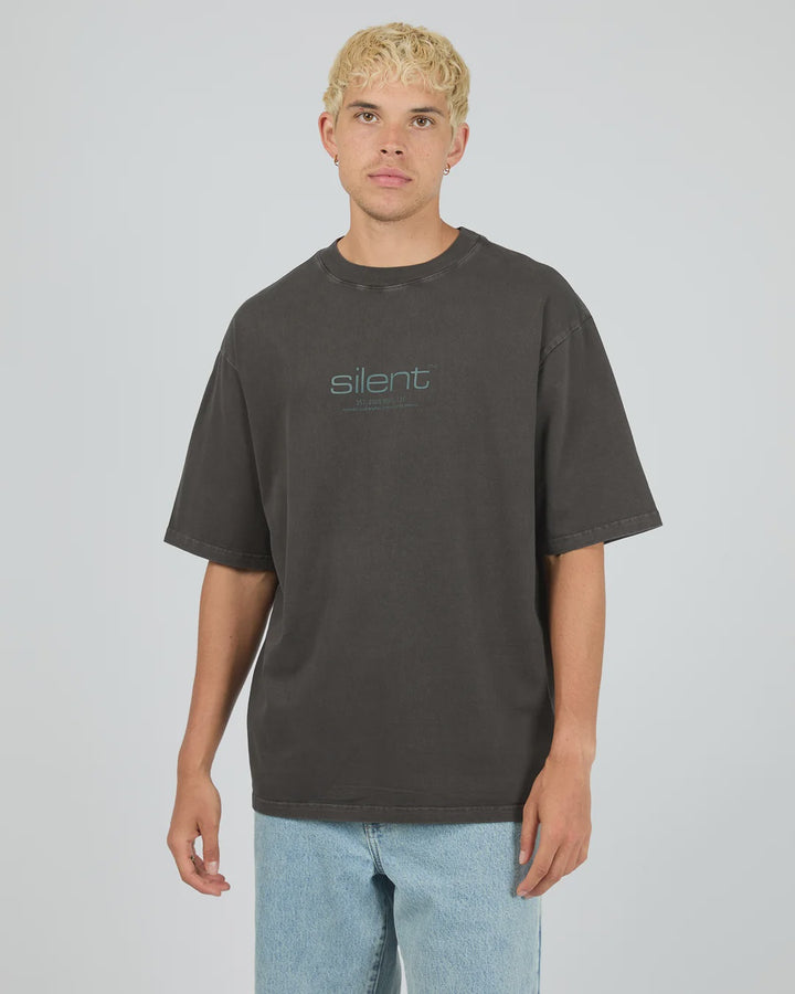 Silent Theory Systems Tee - Coal