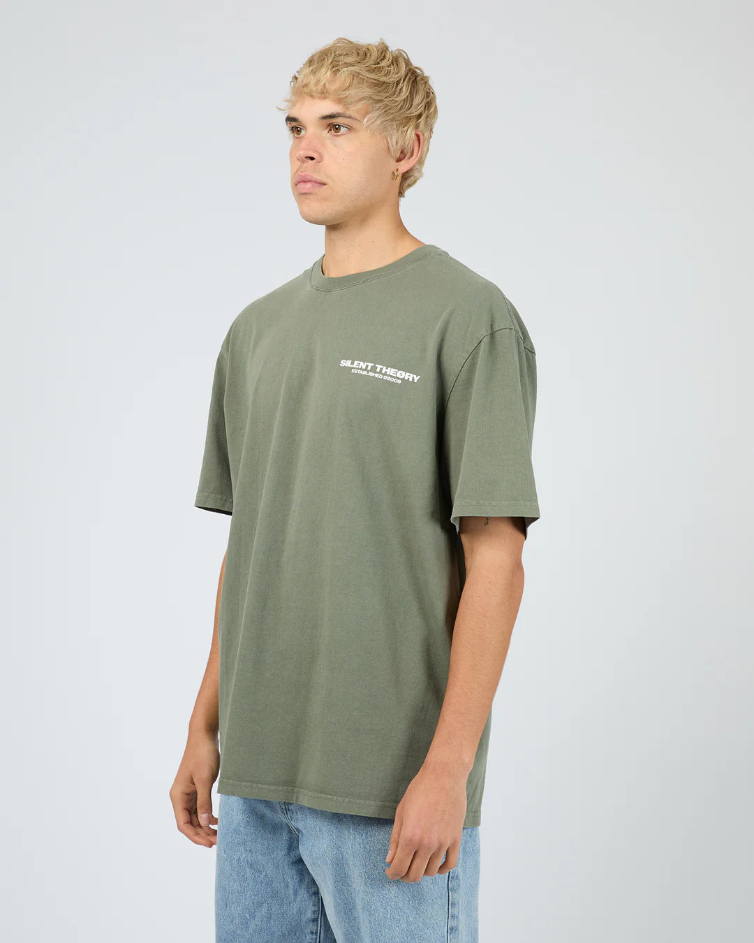 Silent Theory Essential Theory Tee - Eucalyptus