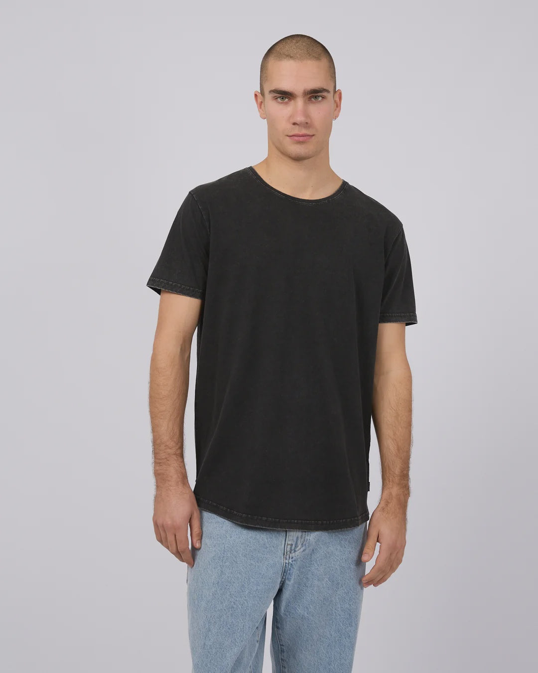 Silent Theory Tail Tee - Washed Black