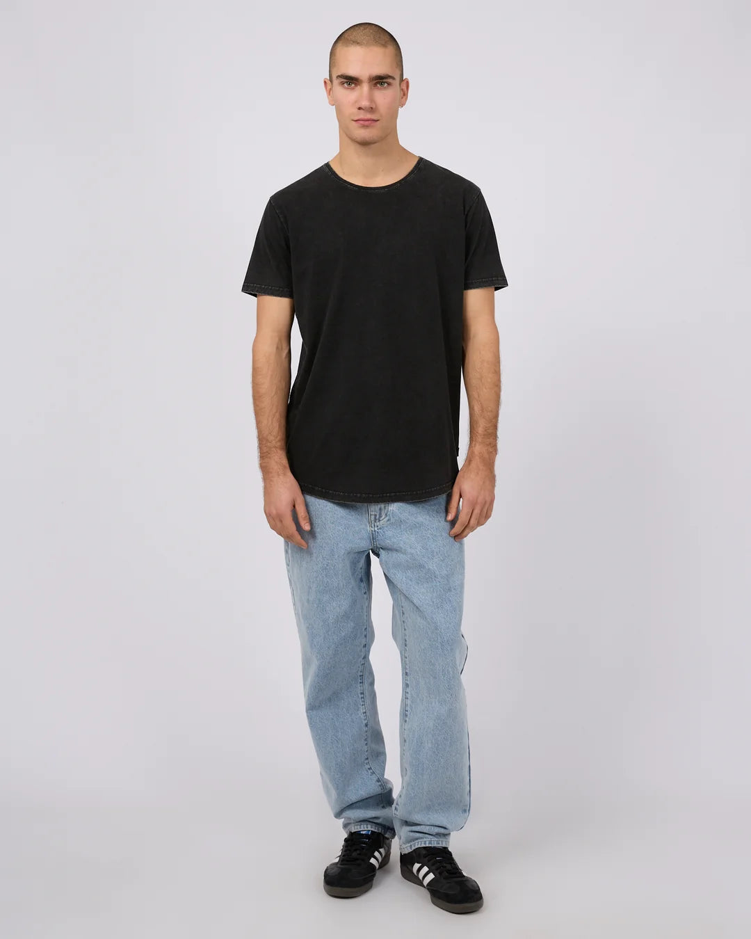 Silent Theory Tail Tee - Washed Black