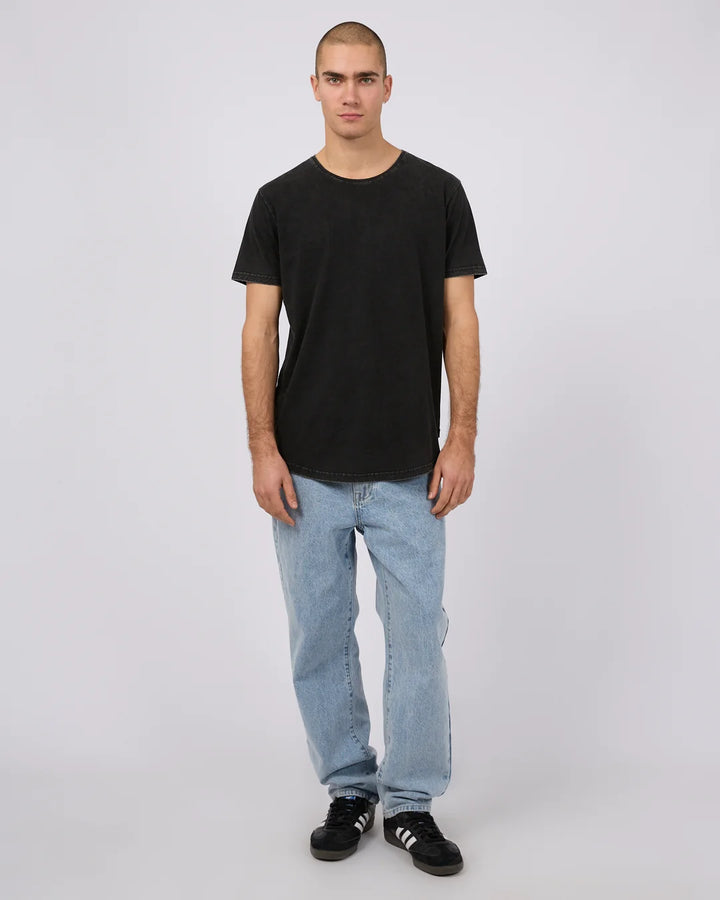 Silent Theory Tail Tee - Washed Black