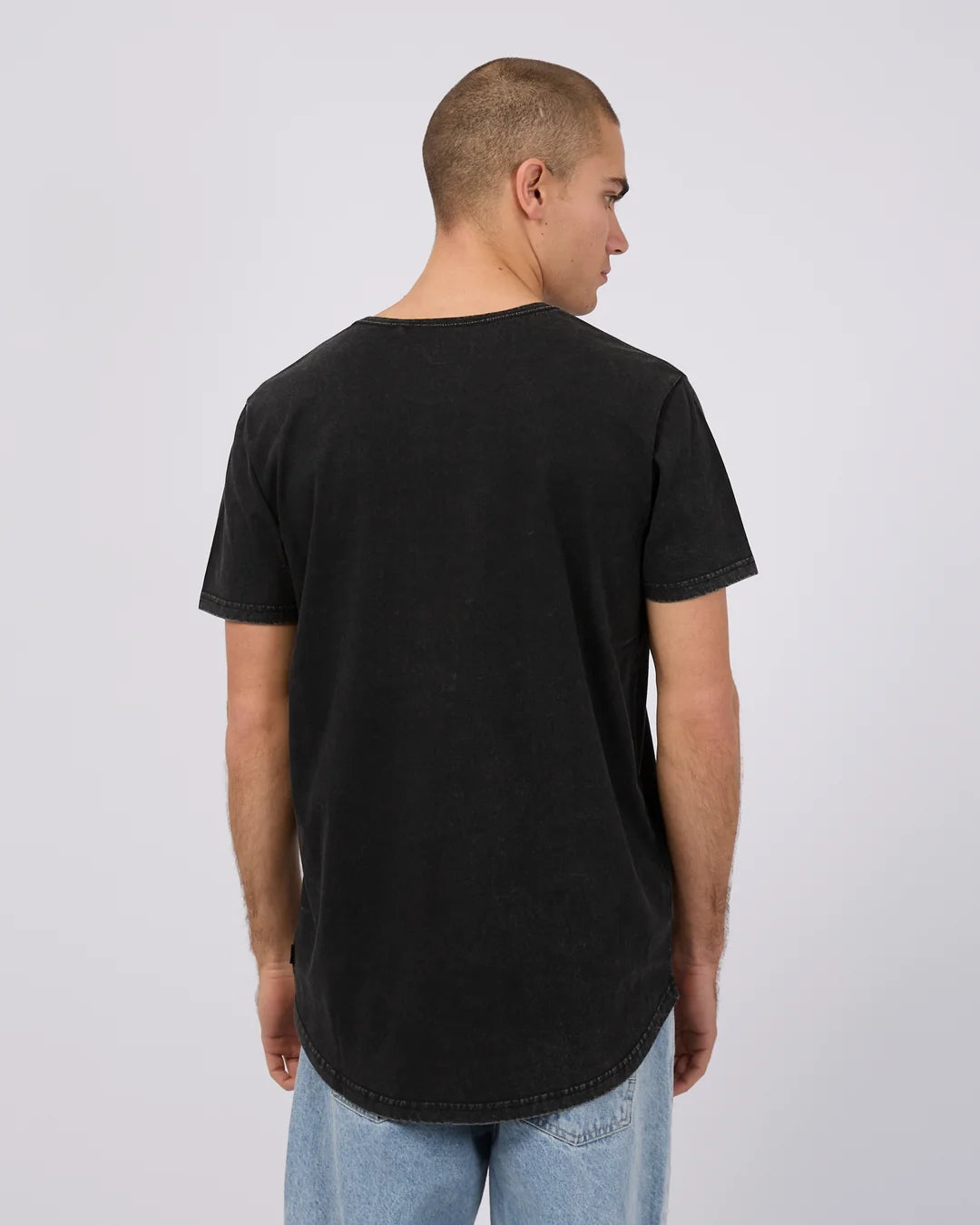 Silent Theory Tail Tee - Washed Black