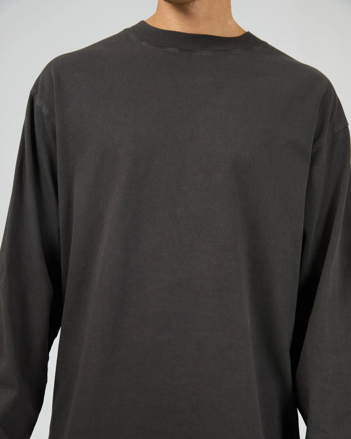 Silent Theory Heavyweight LS Tee - Coal