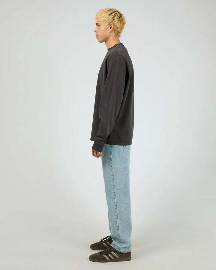 Silent Theory Heavyweight LS Tee - Coal