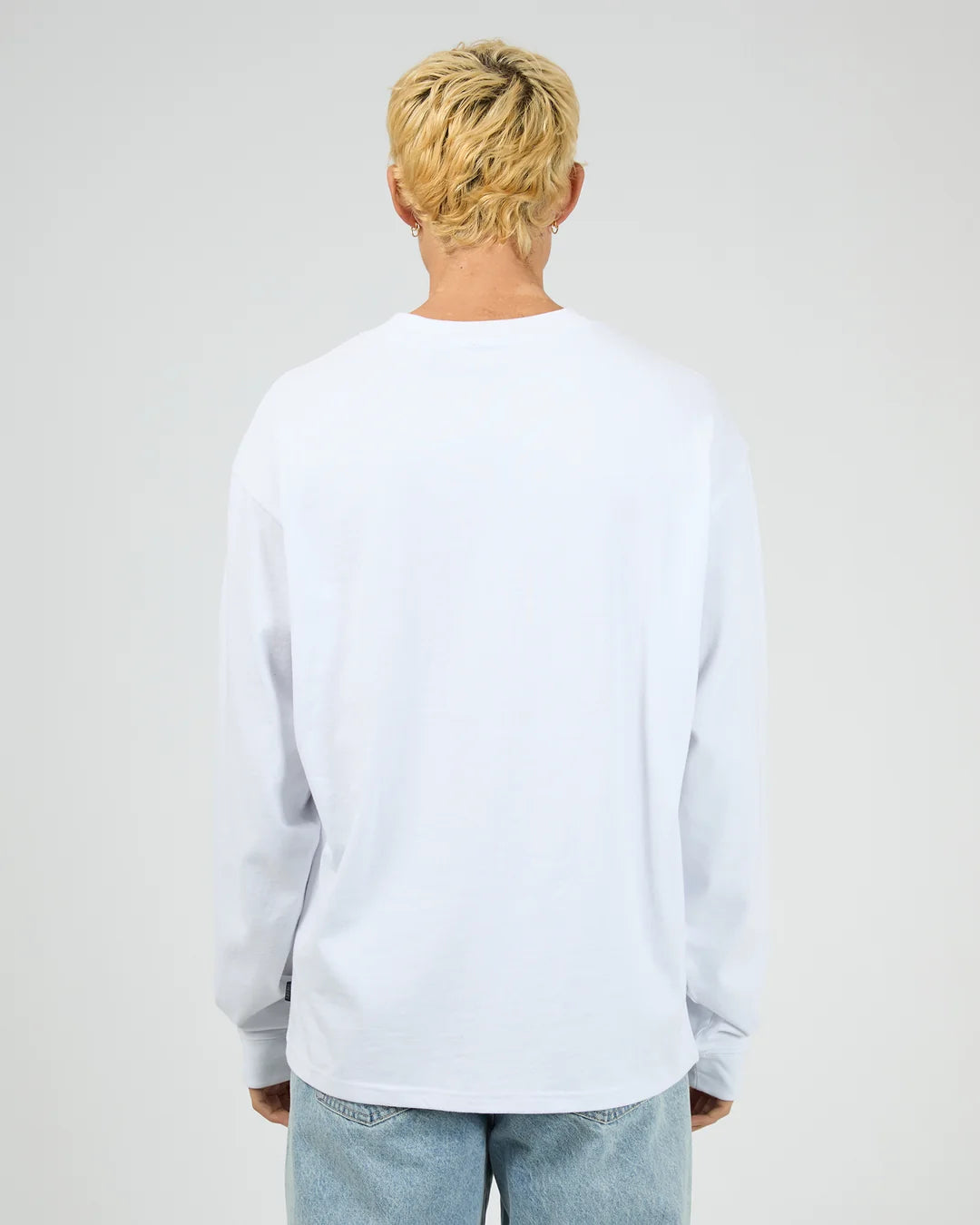 Silent Theory Heavyweight LS Tee - White