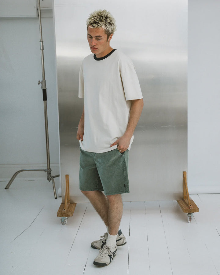 Silent Theory Ringer Tee - Grey
