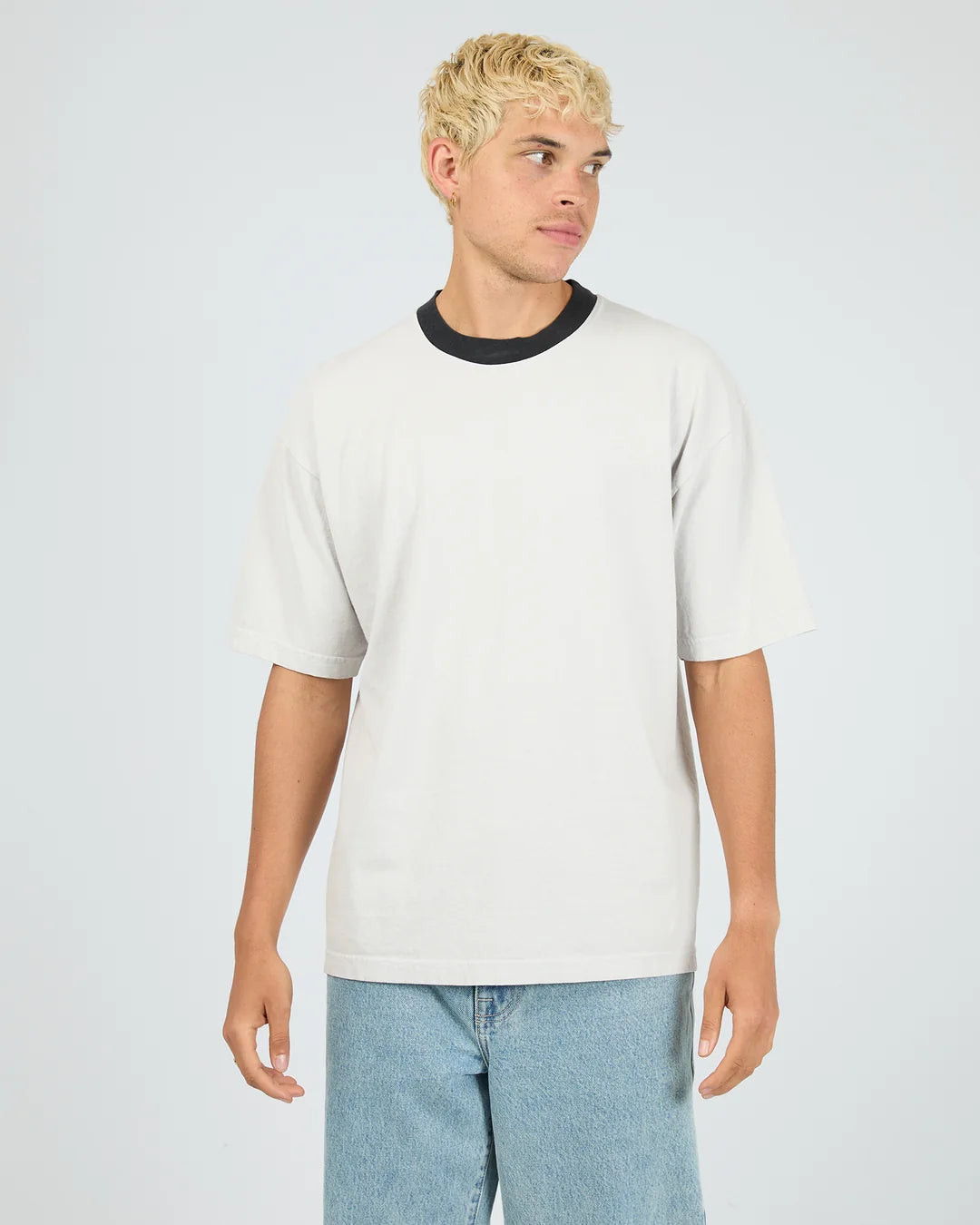 Silent Theory Ringer Tee - Grey