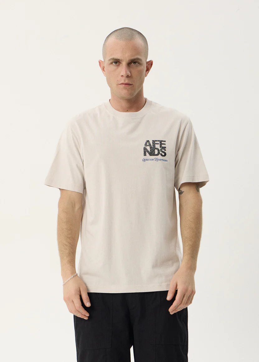 Afends Funnel Retro Tee - Moonbeam