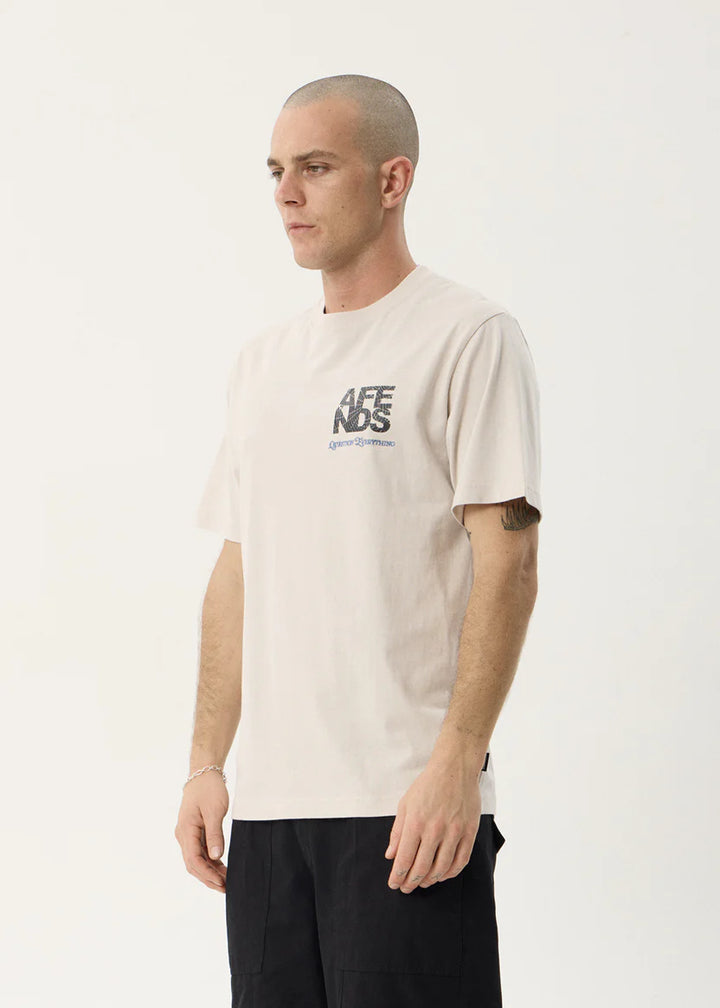 Afends Funnel Retro Tee - Moonbeam