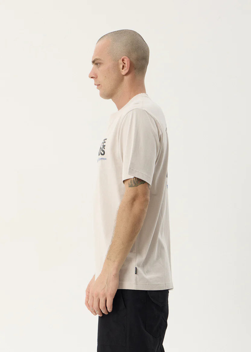 Afends Funnel Retro Tee - Moonbeam