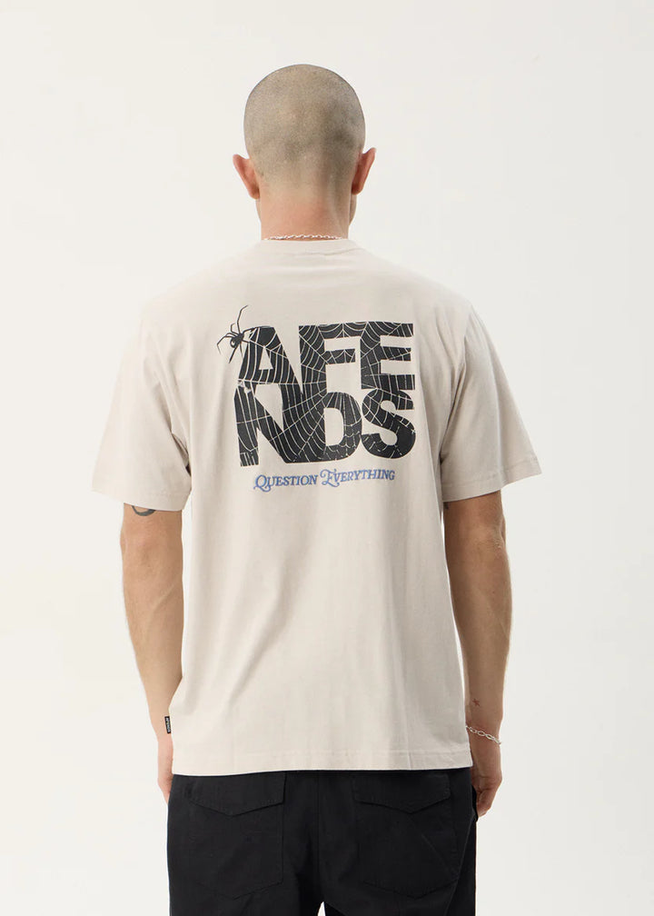 Afends Funnel Retro Tee - Moonbeam