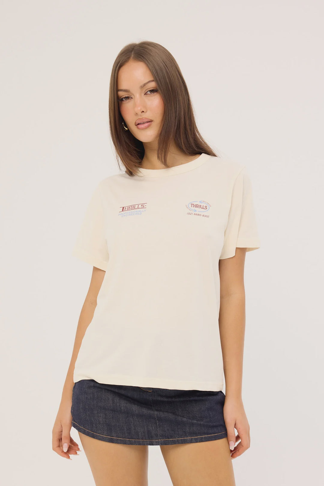 Thrills Professionally Engineered Relaxed Tee-Heritage White