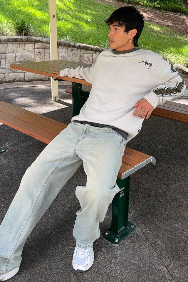 Billabong Script Sweater - Silver