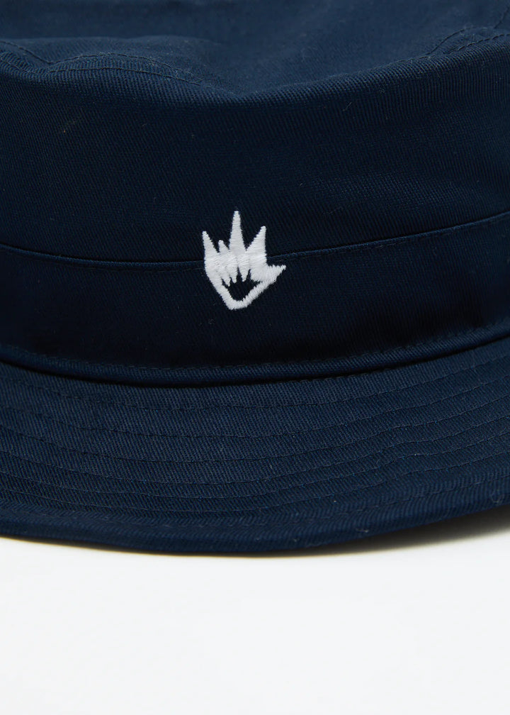 Afends Flame Bucket Hat-Navy