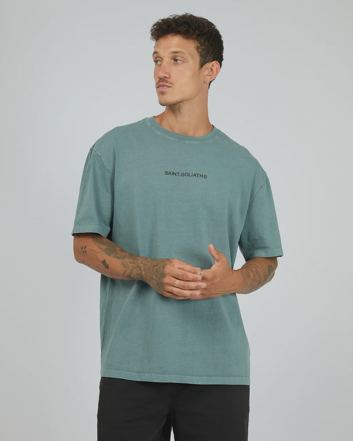 St Goliath ID Tee - Ocean Green