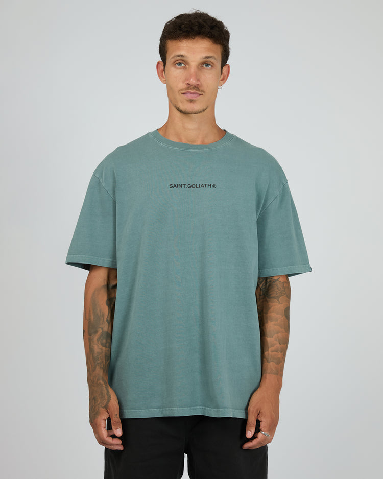 St Goliath ID Tee - Ocean Green