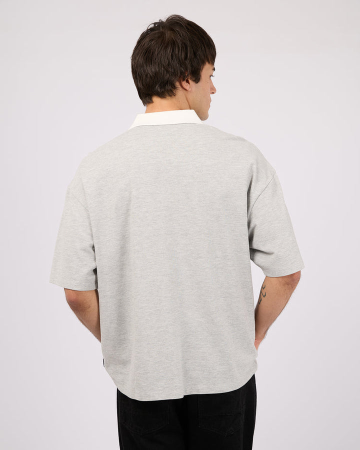 St Goliath Pique Polo - Grey Marle