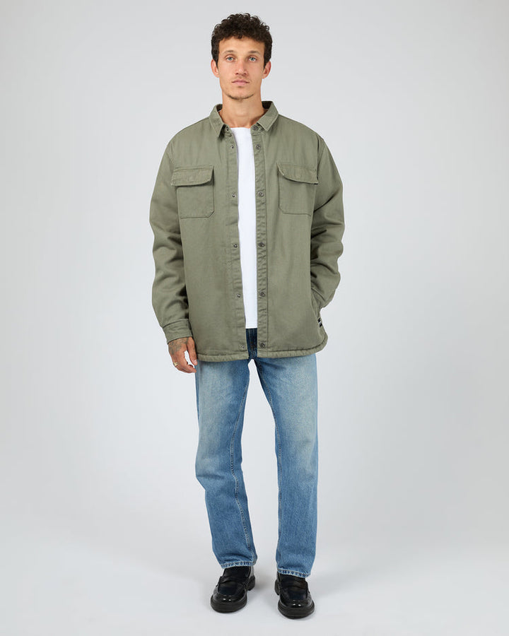 St. Goliath Riot Sherpa Shacket - Khaki