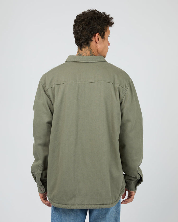 St. Goliath Riot Sherpa Shacket - Khaki