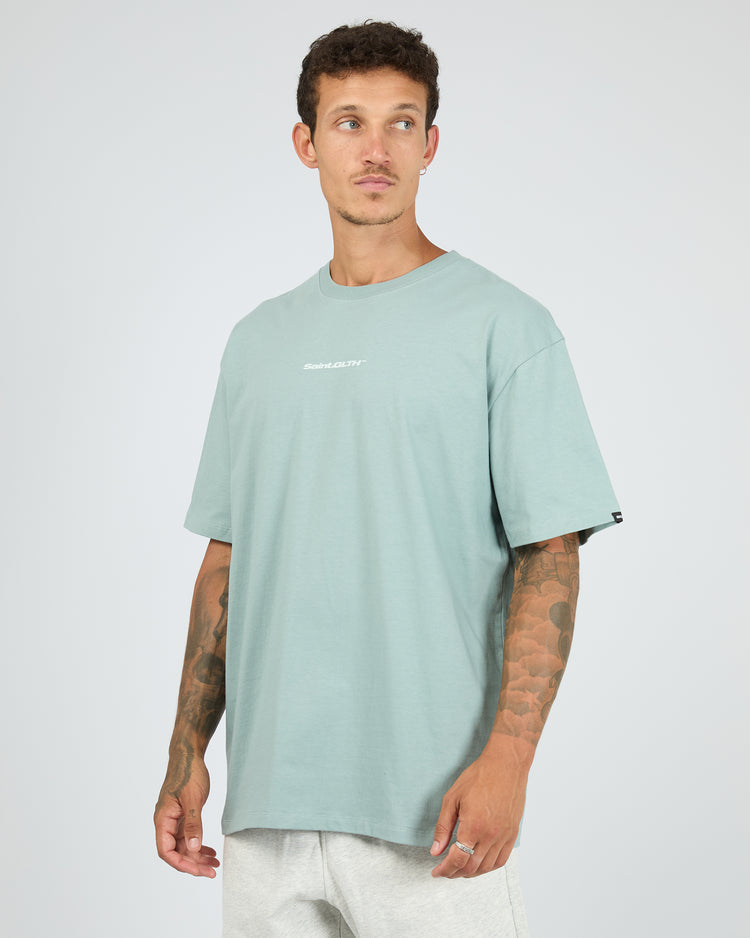 St Goliath Omega Tee - Sky Blue