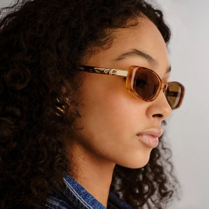 Le Specs Lil starlight Sunglasses - Vintage Tort