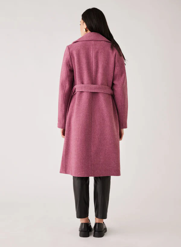 Esmaee Lantern Coat - Berry