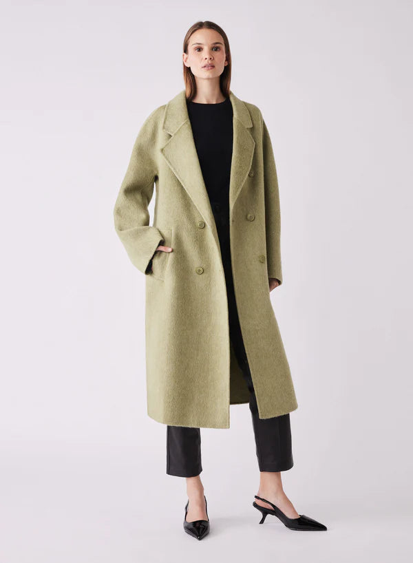 Esmaee Stream Coat- Pistachio
