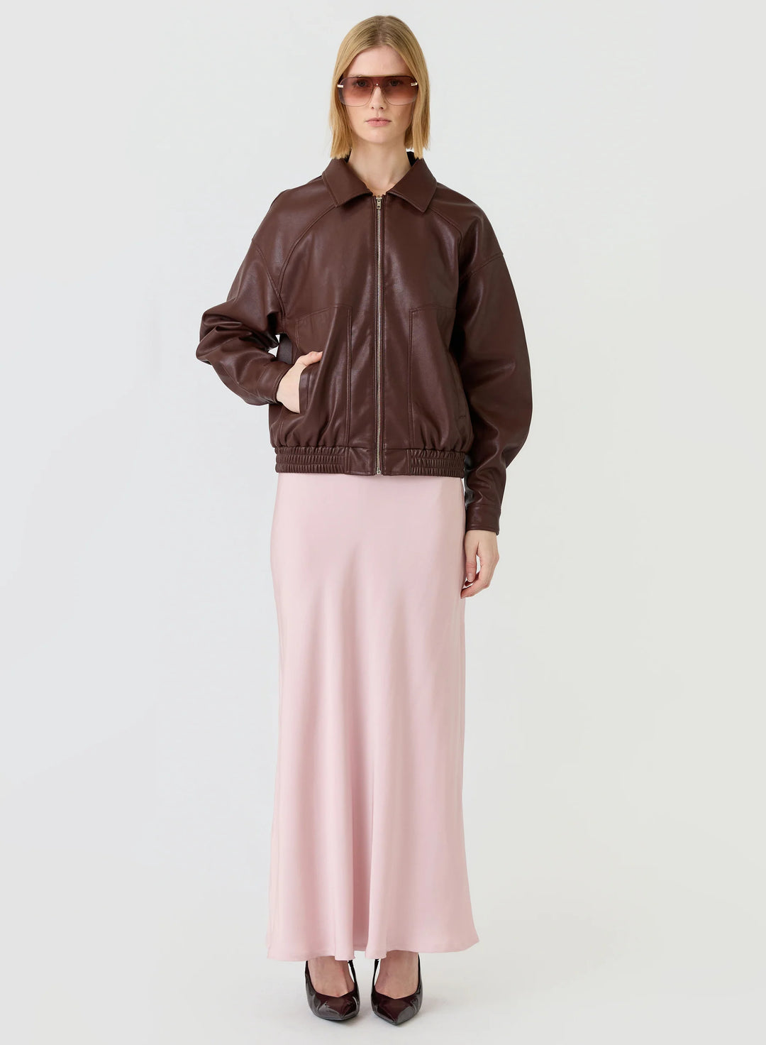Esmaee Clea Jacket - Mulberry