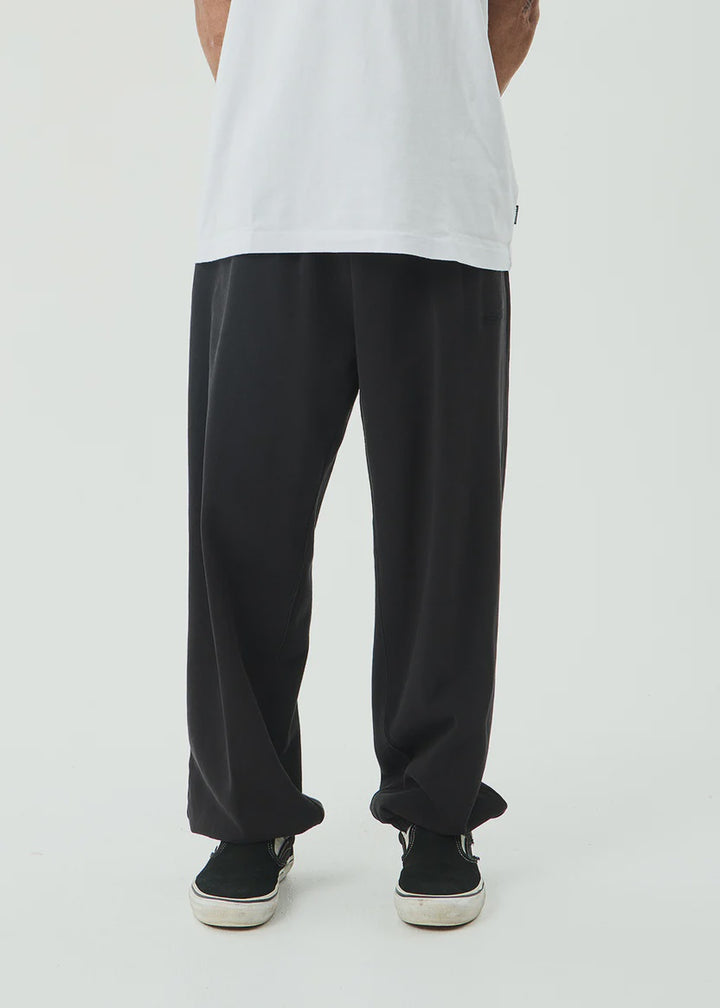 Afends Genesis Track Pant - Stone Black