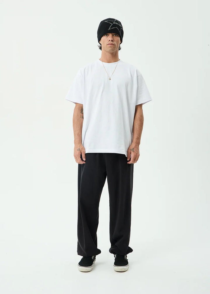 Afends Genesis Track Pant - Stone Black
