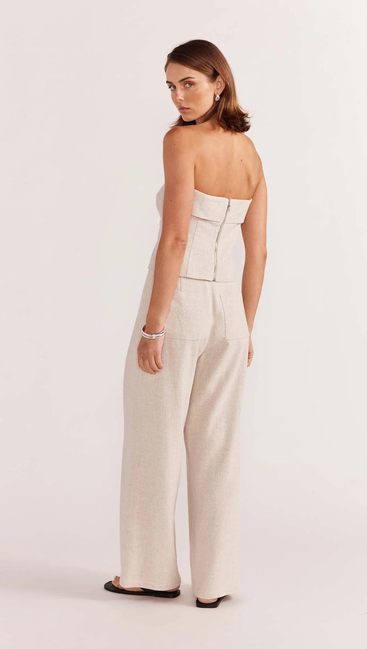 Staple The Label Alba Pants - Natural Marle