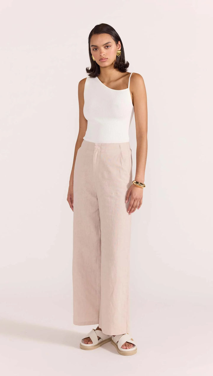 Staple The Label Enna High Waist Pants - Stone